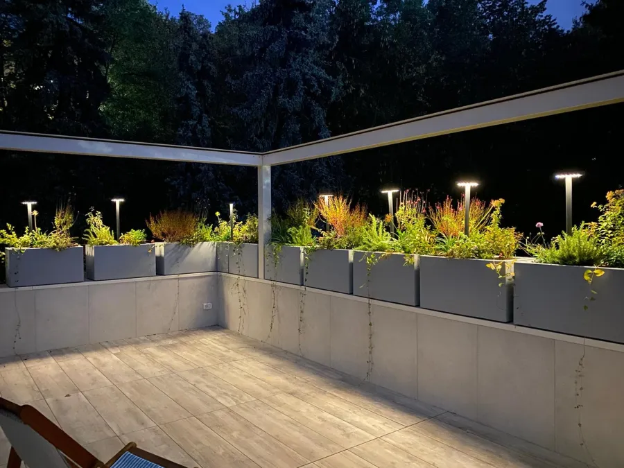 illuminazione outdoor terrazzo