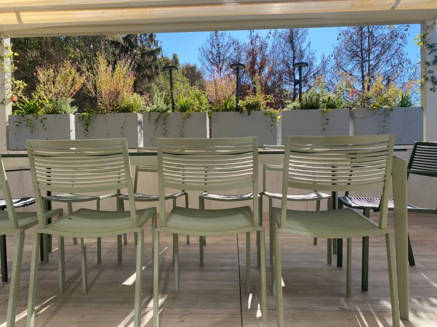 tavolo e sedie outdoor