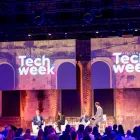 Allestimento verde all'Italian Teck Week 2024